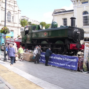 150 years of Steam – Mission Stall 01<br /><span style="font-size:0.8em;">The Moor, Falmouth – 150 years of Steam – Mission Stall – 24 August 2013</span> • <a style="font-size:0.8em;" href="http://www.flickr.com/photos/110395756@N08/11163122996/" target="_blank">View on Flickr</a>