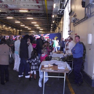 Armed Forces Day 07<br /><span style="font-size:0.8em;">Armed Forces Day, Amphibious Deck of RFA Lyme Bay – 22 June 2013<br />Aiden and Kian Pellow assisting Penny Phillips.</span> • <a style="font-size:0.8em;" href="http://www.flickr.com/photos/110395756@N08/11173881305/" target="_blank">View on Flickr</a>